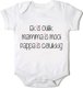 Just Kidding Pappa Is Gelukkig Short Sleeve Onesie - White (Size: 0-3 Months): 