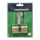 Kaufmann Solid Brass Euro Cylinder Only Bulk Pack of 2 (65mm): 