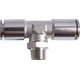 Metal Pu Fitting T-Joint 8mm 1/4" M: 