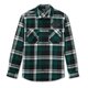 Men's Bar & Shield Flannel Shirt - Plaid - 2XL: 