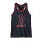 Women's National Anthem Twist Back Tank - Black Beauty - M: 