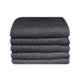 Bunty Plush 100% Cotton Terry Fringe Guest Towel (Castlerock)(Pack of 5)(380gsm): 