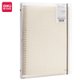 Deli A4 Spiral bound Notebook (60 Sheets) - Transparent Protective Cover: 