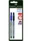 Faber-Castell SpeedX10 Ball Pen - 1.0mm (2 Pack)(1 x Blue/ 1 x Black): 