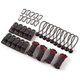 Chenshia 34pcs Camping Tarp Clips Heavy Lock Grip with Bungee Cord & Buckle: 