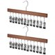 Chenshia Multifunctional Wooden Hangers with 12 Clips Hat Organizer-2 Piece - Vintage: 
