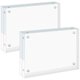 Magnetic Acrylic Picture Frames Dual Side Photo Clear Frame-2 Piece - 5.0 L x 7.0 W': 