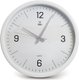 Deli Minimalism Wall Clock 37cm White: 