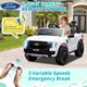 Kids Electric Ride On Car Ford Ranger White: 