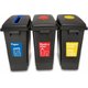 Parrot Bin Recycling Set of 3 - Plastic: 