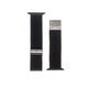 E?pique Braided Nylon Watch Strap ? Apple Watch Series 4 to 6 (44mm)/ Series SE and SE 3 (44mm)/ Series 7 to 9 (45mm) (Black): 