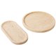 Chenshia 2Pc Natural Travertine Tray Jewelry Perfume Trinket Tray Organiser: 