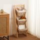 Floor-Standing Toy and Snack Storage Rack: 