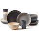 Chenshia Wheat Straw Dinnerware Set-BPA Free Camping &Picnic Tableware 16Pc: 