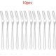 10pcs,Mini Dessert Forks Set,Elegant 304 Stainless Steel Fruit,Appetizer,CakeSalad Dessert Small Forks Perfect for Cocktail...