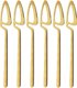 Gold Knife,6pcs Black Dinner Fork Flatware Table Decor Kitchen Matte Spoon Knife Dinnerware tableware Cutlery Desserts Soup...