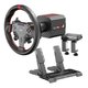 PXN VD4 Direct Drive Sim Racing Wheel - PD-HM Dual Pedal ? Z8 Clamp Bundle: 