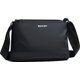 Black,Fashionable Compact Men's Shoulder Bag with Large Capacity Three: 