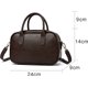 Brown,Woman bags  Leather Elegant Mini Shoulder Bag Female: 