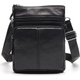 Black,Vintage Cross Body Crossbody For Men Shoulder  Leather: 