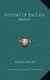 History of English Music (Hardcover): Henry Davey