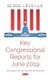 Key Congressional Reports for June 2019 - Part I (Paperback): Serge Leveille