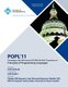 POPL 11 Proceedings of the 38th Annual ACM SIGPLAN-SIGACT Symposium on Principles of Programming Languages (Paperback): Popl 11...