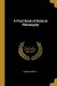A First Book of Natural Philosophy (Paperback): Samuel Newth