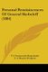 Personal Reminiscences Of General Skobeleff (1884) (Paperback): V I Nemirovitch-Dantchenko