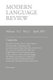 Modern Language Review (112 - 2) April 2017 (Paperback): D.F. Connon