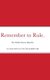 Remember to Rule. - The Middle Roman Republic. (Hardcover): Michael Warden