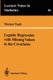 Logistic Regression with Missing Values in the Covariates (Paperback, Softcover reprint of the original 1st ed. 1994): Werner...