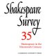 Shakespeare Survey (Paperback, Revised): Stanley Wells