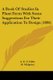 A Book Of Studies In Plant Form With Some Suggestions For Their Application To Design (1896) (Paperback): A. E. V. Lilley, W....
