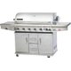 Alva Le Classique Full Stainless Steel Hood 6 Burner BBQ: 