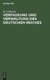 Verfassung und Verwaltung des Deutschen Reiches (German, Hardcover, Reprint 2018 ed.): M Gebhardt