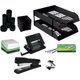 Treeline Letter Tray Combo Stationery Set (Black): 