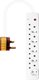 Ultra-Link Ultra-Power 16A High Surge 10-Way  Multi Plug (White): 