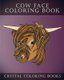 Cow Coloring Book - 30 Simple Line Drawing Cow Face Coloring Pages (Paperback): Crystal Coloring Books