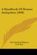 A Handbook Of Roman Antiquities (1848) (Paperback): Ernst Frederik Bojesen