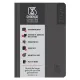 2026 Dagboek - Kronos Dagbeplanner - Grys (Leather / fine binding): 