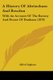 A History Of Altrincham And Bowdon - With An Account Of The Barony And House Of Dunham (1879) (Paperback): Alfred Ingham