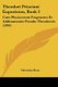 Theodori Prisciani Euporiston, Book 3 - Cum Physicorum Fragmento Et Additamentis Pseudo-Theodoreis (1894) (Paperback):...