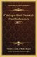 Catalogus Horti Botanici Amstelodamensis (1857) (Latin, Paperback): Friedrich Anton Wilhelm Miquel, Jacob Cornelius Groenowegen