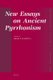 New Essays on Ancient Pyrrhonism (Hardcover): Diego E. Machuca