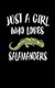 Just A Girl Who Loves Salamanders - Animal Nature Collection (Paperback): Marko Marcus