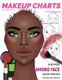 Makeup Charts - Face Templates for Makeup Artists - Black Model - DIAMOND face shape (Paperback): I Draw Fashion