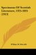 Specimens Of Scottish Literature, 1325-1835 (1913) (Paperback): William M. Metcalfe