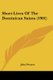 Short Lives Of The Dominican Saints (1901) (Paperback): John Procter