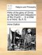 Hints of the Glory of Christ; As the Friend and Bridegroom of the Church - ... in a Letter to a Friend. by A. D. (Paperback):...